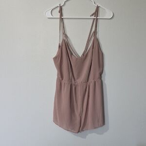 Charlotte Russe Mauve Sleeveless Romper.